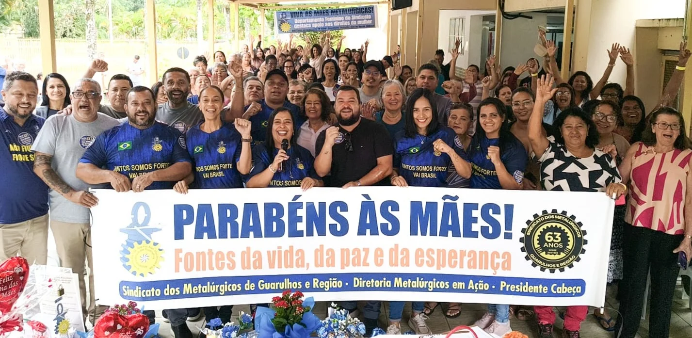 Metalúrgicos de Guarulhos homenageiam mães com confraternização
