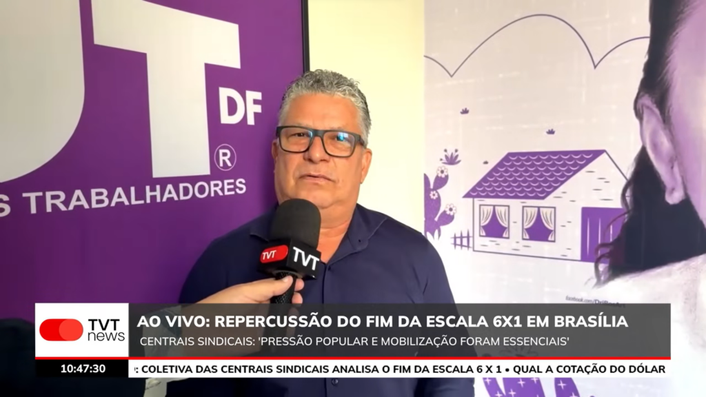 Sindicalista reforça pressão por jornada de 40 horas