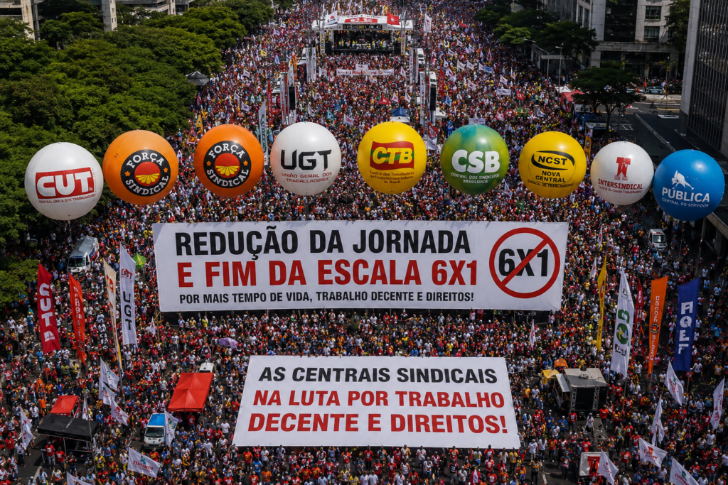 A verdadeira modernização é a redução da jornada e o fim da escala 6x1