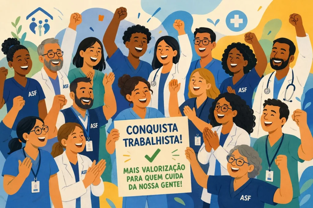 SinSaúdeSP garante abono de 12% para trabalhadores da ASF