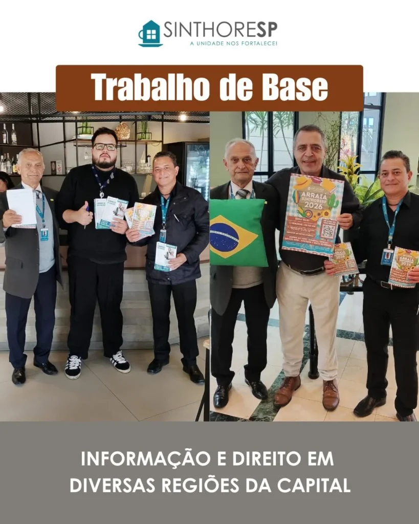 Sinthoresp faz trabalho de base nas regiões Oeste e Norte da capital