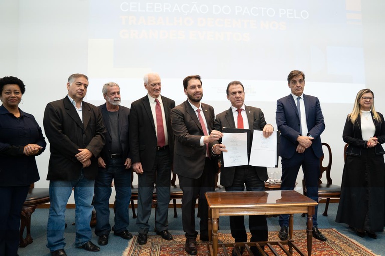 Pacto fortalece trabalho decente em grandes eventos