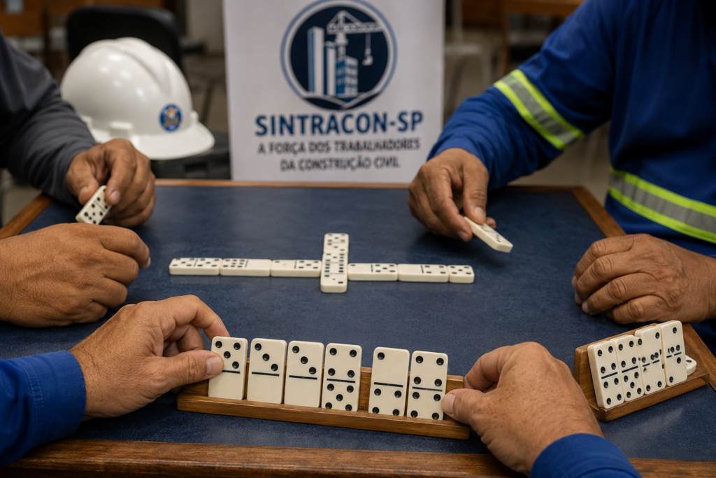 Sintracon-SP promove Campeonato de Dominó com premiação