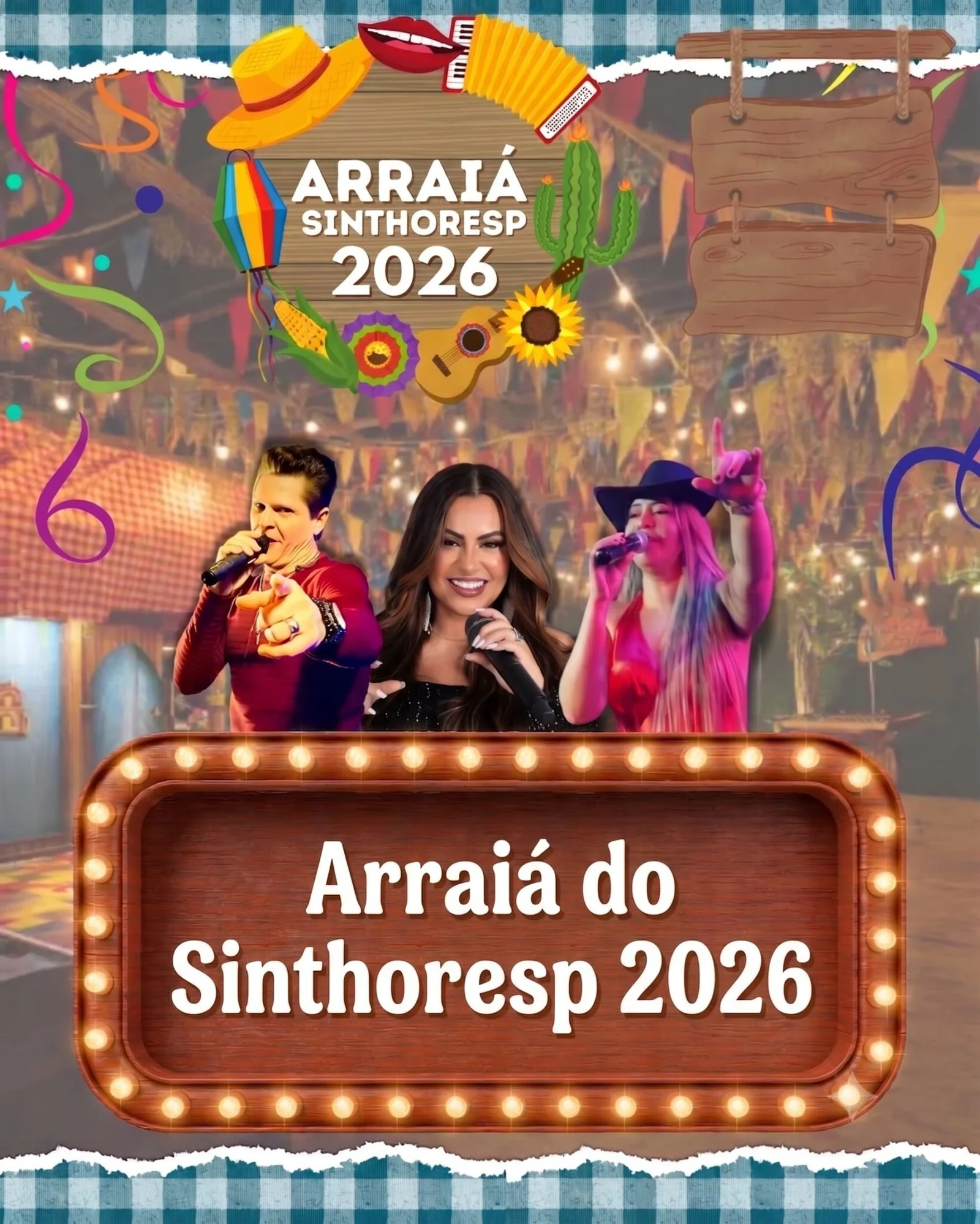 Festa Julina do Sinthoresp reúne trabalhadores e famílias em dia de alegria e confraternização