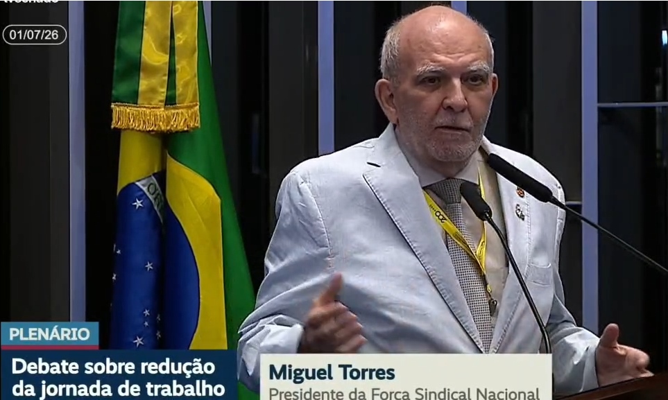 Miguel defende negociação e jornada de 40 horas no Senado