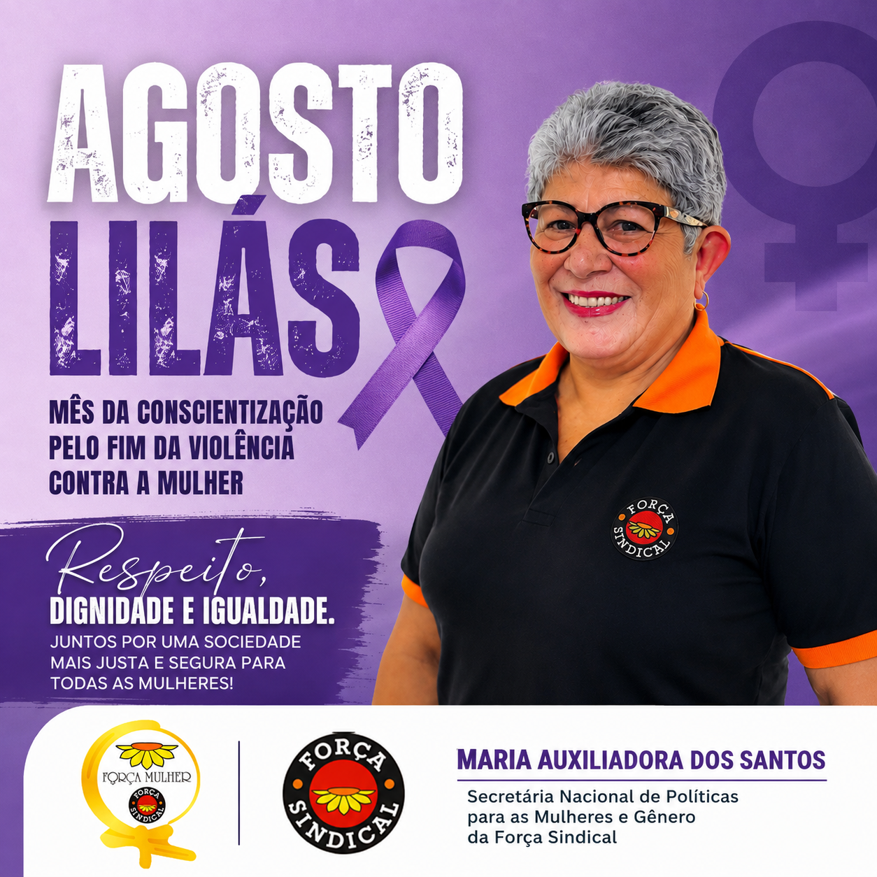 Agosto Lilás – uma campanha de todos e todas