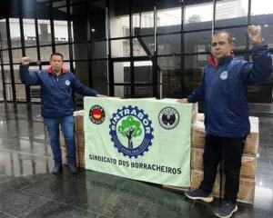 Borracheiros doam alimentos para vítimas na Venezuela