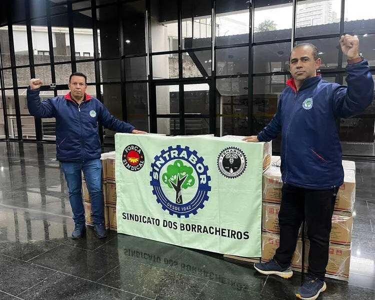 Borracheiros doam alimentos para vítimas na Venezuela