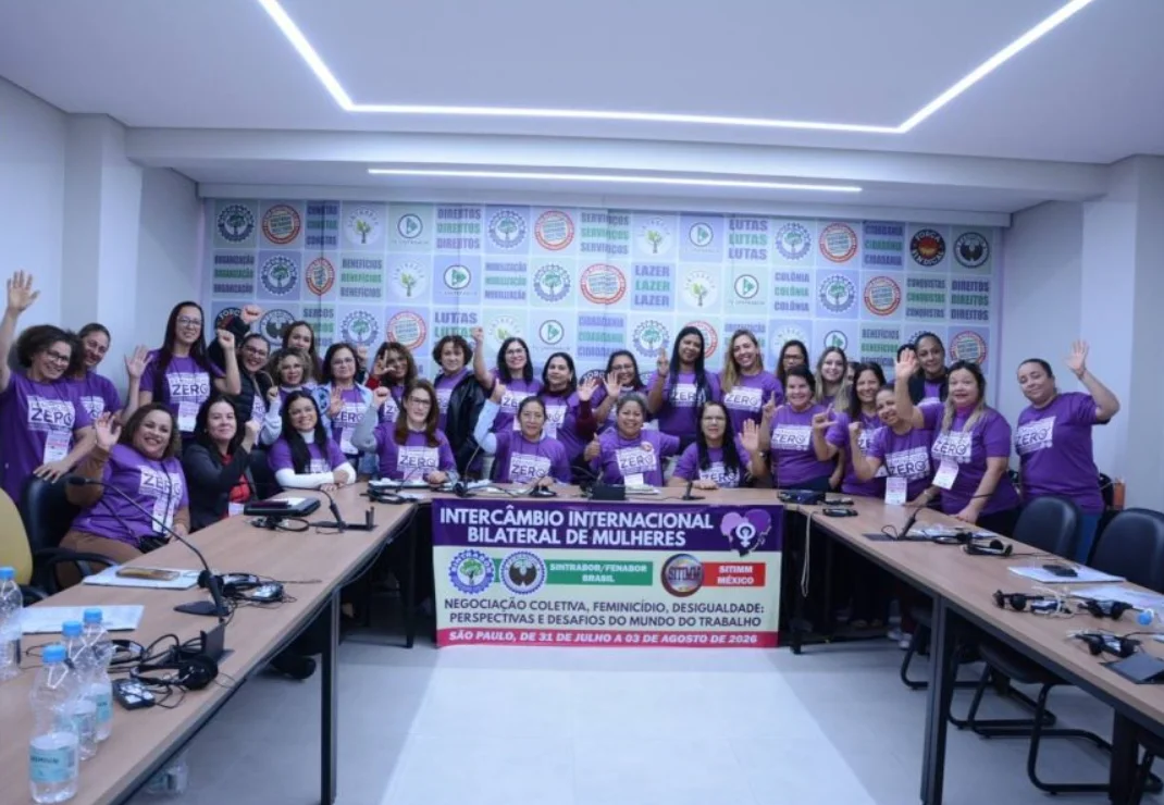 Brasil e México fortalecem ação sindical das mulheres