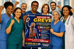 SinSaúdeSP mobiliza profissionais da saúde por reajuste salarial e melhores benefícios. Conheça as principais reivindicações
