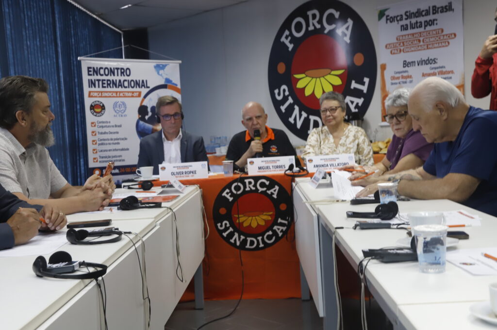 Força Sindical e OIT debatem desafios do trabalho no Brasil