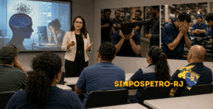 Sinpospetro RJ reforça saúde mental com curso sobre NR-1