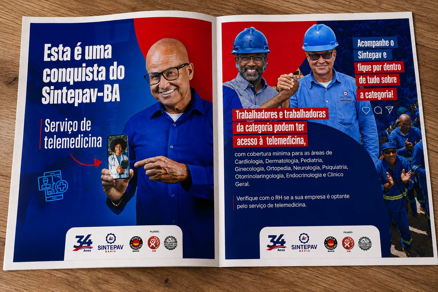 Sintepav-BA conquista serviço de telemedicina para trabalhadores da construção pesada