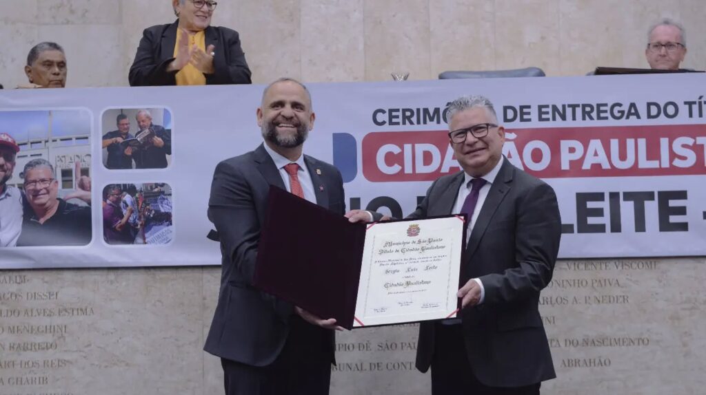 Serginho recebe Título de Cidadão Paulistano