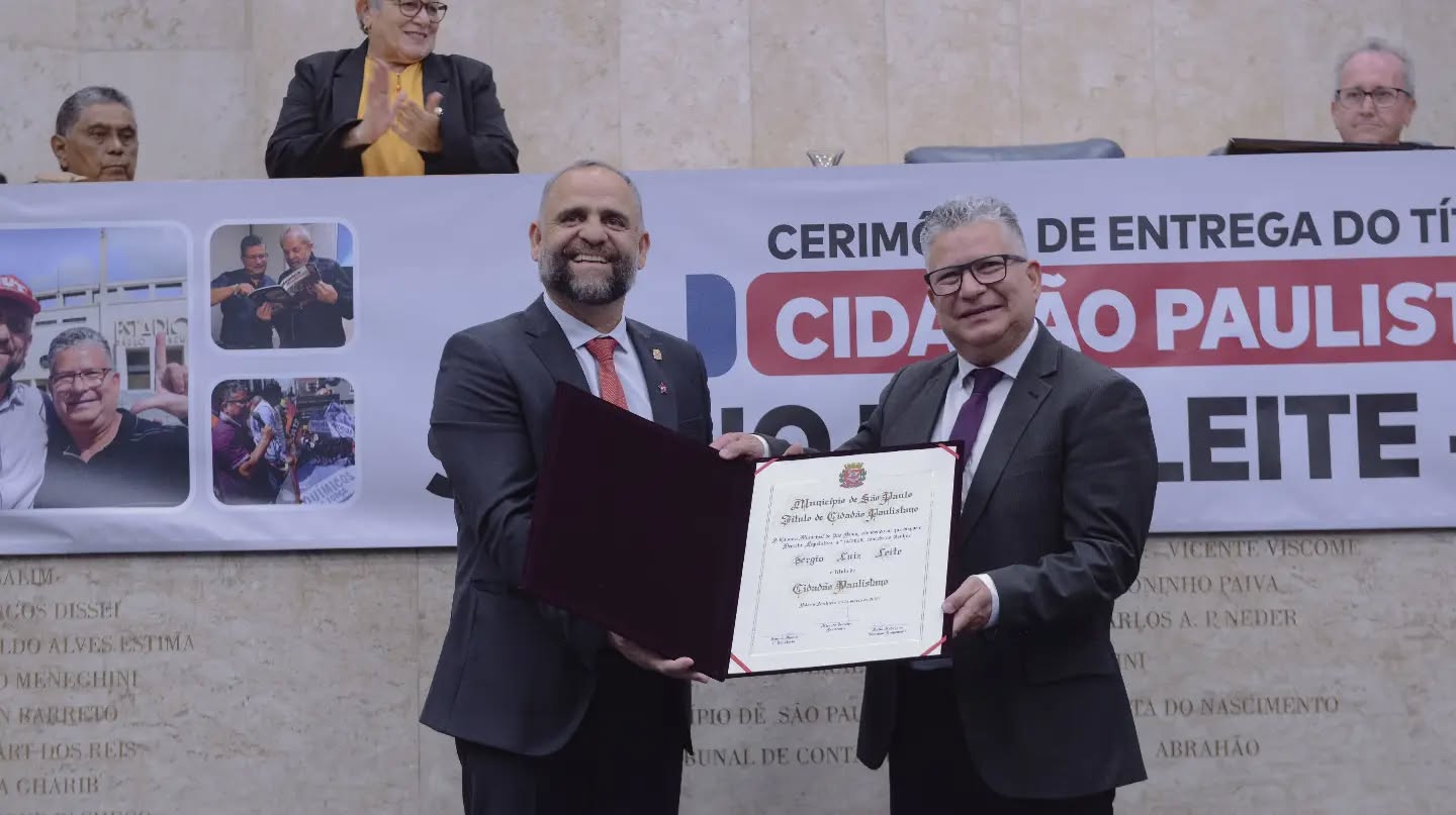 Serginho recebe Título de Cidadão Paulistano