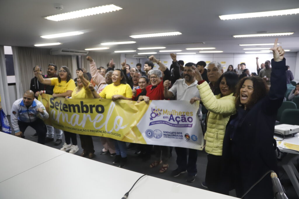 Metalúrgicos SP realizam Setembro Amarelo - FOTOS