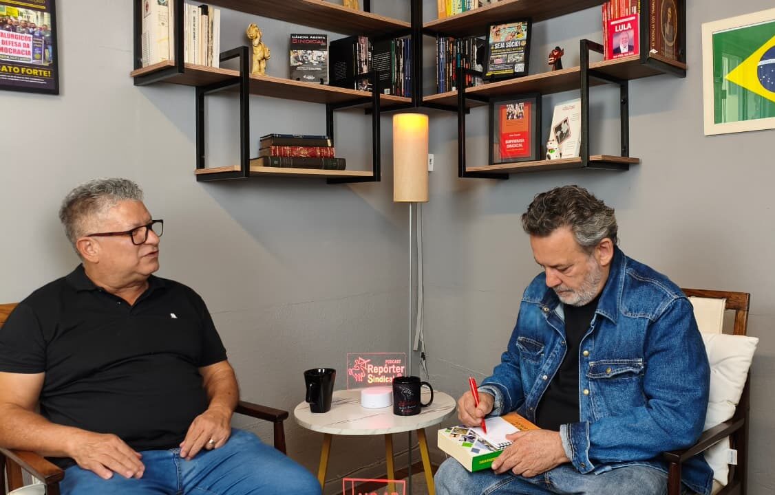 Repórter Sindical recebe Serginho para debate trabalhista