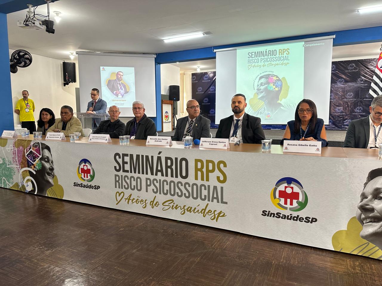 SinSaúdeSP promove seminário sobre riscos psicossociais