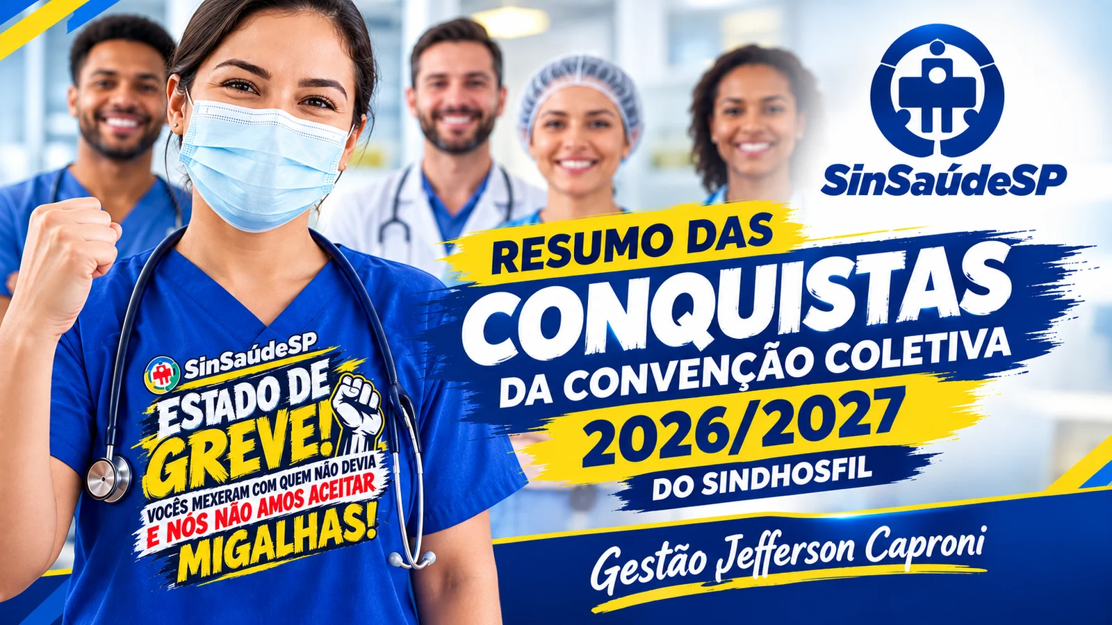 SinSaúdeSP conquista reajuste e benefícios na saúde