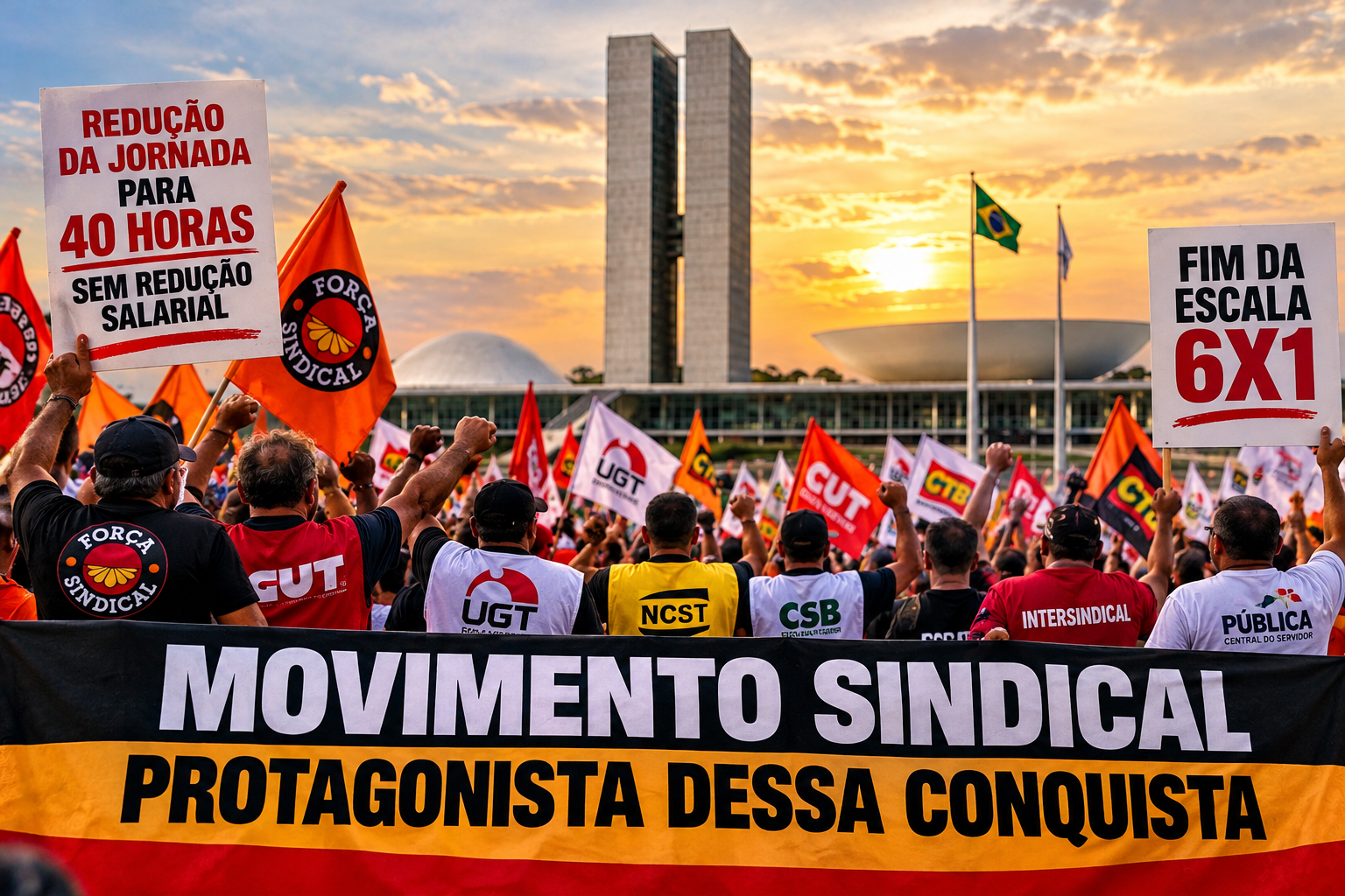 Miguel Torres destaca luta sindical pela jornada de 40 horas