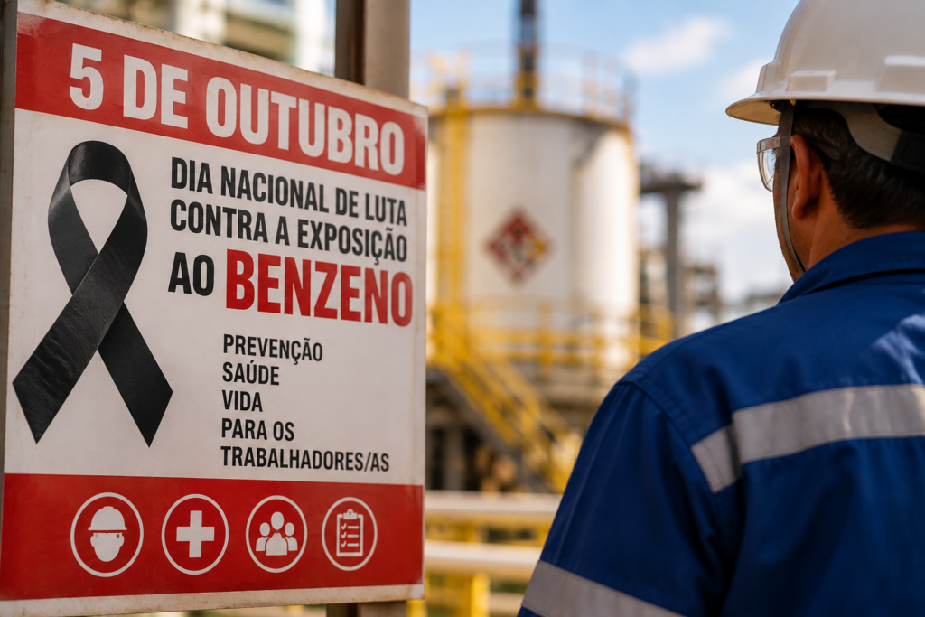 5 de outubro reforça luta contra exposição ao benzeno